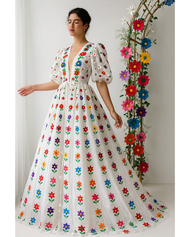 Vestido Tradicional Mexicano 11