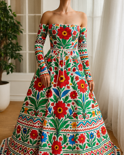 Vestido Tradicional Mexicano 12