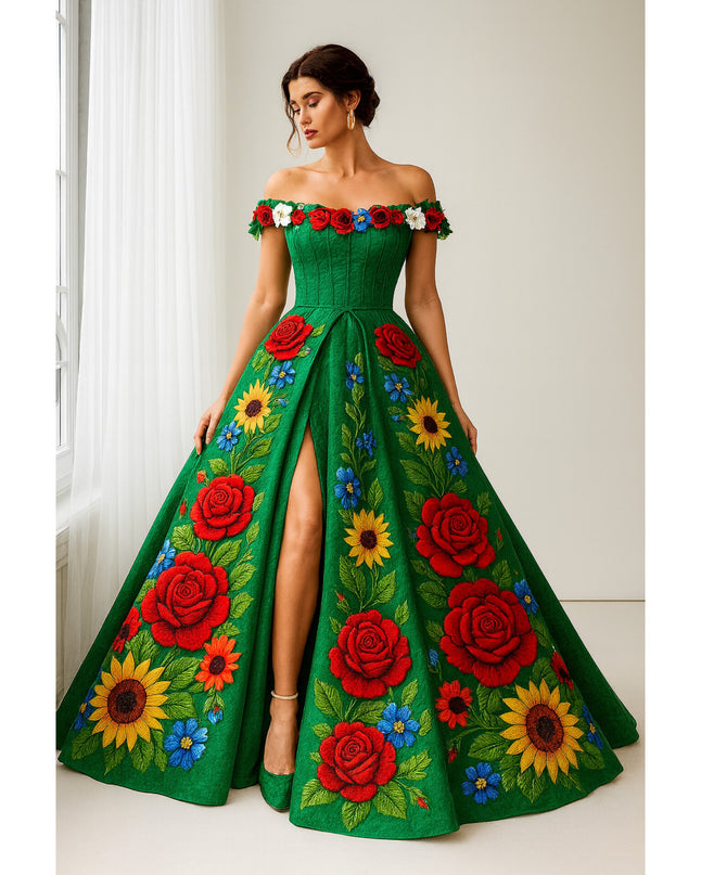 Vestido Tradicional Mexicano 15